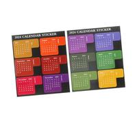 Healifty Autocollants Calendrier Numérotés Onglets Planificateur Multifonctions pour Usage Quotidien Bureau et Maison Index Portables pour Organisation