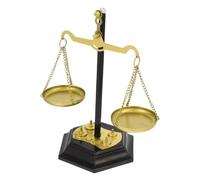 Healifty Balance Métallique Décoratif Balance Justice Échelle Vintage pour Décoration de Maison et Bureau Ornement Créatif Accessoire Élégant pour Salon et Couloir