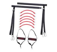 Healifty Bande de Résistance Elastique pour Fitness Kit pour Musculation Pilates et Yoga Bande Anti-dérapante pour Entraînement Bras Poitrine et Renforcement Léger et Portable