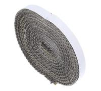 Healifty Bande Étanchéité Autocollante pour Poêle à Corde Plate de Joint Isolant Résistant Chaleur pour Portes de Chaudière et Cheminées