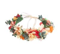 Healifty Bandeau à Fleurs pour Mariage et Festivals, Coiffe de Mariée en Matériau Synthétique, Style Vintage Élégant, pour Créer une Coiffure Instantanée