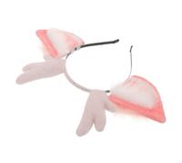 Healifty Bandeau Cerf de Noël Peluche avec Doux et Oreilles Accessoire Léger et Portable pour Fêtes de Noël et Costume Festif