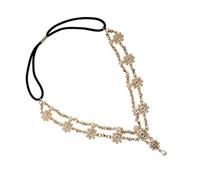 Healifty Bandeau en Tissu et Alliage Or Bohème Élégant pour Cheveux Finition Soignée Accessoire Chic pour Mariage et Fêtes pour Femmes