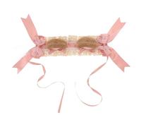 Healifty Bandeau Lolita pour Femmes Bandeau pour Cheveux en Peluche Douce Couleur Rose Poudré Oreilles D’Ours Mignonnes à Pois Accessoire de Cosplay et Costume pour Soirées à Thème