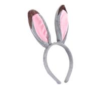 Healifty Bandeau Oreilles de Lapin en Peluche pour Cosplay et Fête, Accessoire Coiffure Doux et Confortable, pour Anniversaire et Déguisement