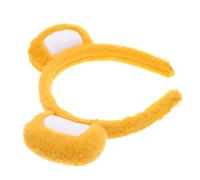Healifty Bandeau Oreilles Ours Doux Antidérapant pour Maquillage et Lavage Du Visage Serre-tête Pelucheux Mignon pour Fête Cosplay et Usage Quotidien