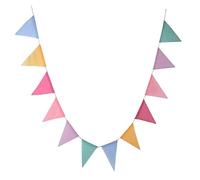 Healifty Banderole Suspendue Fanions Triangulaires Colorés de Mètres Décoration pour Anniversaires Mariages Écoles et Événements Festifs