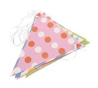 Healifty Banderole Triangle pour Célébrations Décorations de Fête Anniversaires et Événements Festifs Guirlande et Résistante Design Joyeux et Attrayant