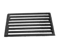 Healifty Barbecue Fer Rectangulaire Résistante Chaleur pour Poêles Et Feux Extérieurs De Foyer Métal Épais