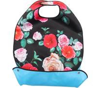Healifty Bavoir Facile à Mettre Enlever Imperméable Réutilisable pour Adulte en Polyester Léger Design Humain Pratique Repas des Personnes Âgées