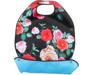 Healifty Bavoir Facile à Mettre Enlever Imperméable Réutilisable pour Adulte en Polyester Léger Design Humain Pratique Repas des Personnes Âgées