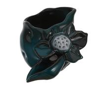 Healifty Bec de Fontaine en Céramique Vert Paon pour Cascade D'étang, Accessoire de Circulation d'eau Décorative, Sortie d'eau pour Jardin Extérieur et Bassin, Pièce de Remplacement