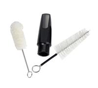 Healifty Bec pour Saxophone Alto avec 2 Brosses Blanches en Plastique pour Nettoyage et Maintien Qualité Sonore, pour Débutants et Professionnels