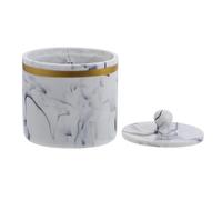 Healifty Boîte à Coton Tige avec Couvercle Étanche Organisateur de Bureau Compact pour Cure Dents et Accessoires Cosmétiques Boîte de Rangement de Table et Pratique