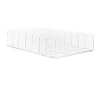 Healifty Boîte à Fards à Paupières Grosse Taille Transparente 7 Compartiments en Plastique pour Rangement Maquillage et Cosmétiques sur Bureau Support Organisé pour Produits de Beauté
