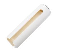 Healifty Boîte à Lingettes Démaquillantes Murale 7.7cm*6.6cm*23.8cm Blanche en Plastique Support Mural pour Rangement De Maquillage 1 Pièce