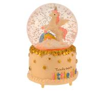 Healifty Boîte à Musique Licorne Cristal Boule Lumineuse Décorative Transparente Cadeau Anniversaire Créatif Accessoire de Fête et Décoration de Bureau