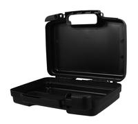 Healifty Boîte à Outils en Plastique PP Portable Noire Multifonction