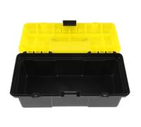 Healifty Boîte à Outils en Plastique, Valise de Rangement de Bureau, Grosse Capacité, Rangement Pratique, pour Organiser Les Petits Accessoires, Facile à Transporter, Poignée