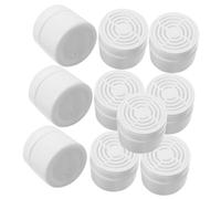 Healifty Boîte De Déodorant 150ml avec Couvercle Ajouré en Plastique Blanc, Boîte Anti-odeurs Rechargeable, Lot de 10, pour Chambre à Coucher, Salle De Bain Et Voiture