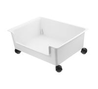 Healifty Boîte de Rangement à roulettes Solide pour Vêtements Organisateur Mobile pour Bureau École et Chambre Garçon Fille Capacité Renforcée et Facile à Nettoyer Modèle Petit Camélia