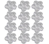 Healifty Boîte de Rangement Maquillage en Plastique Légère Forme Fleur 12pcs pour Blush et Rouge à Lèvres Facile à Utiliser Organisateur Compact