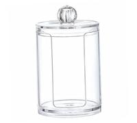 Healifty Boîte de Rangement Transparente pour et Gobelets Plastique Petite Boîte Empilable Élégante pour Salle de Bain et Coiffeuse Organisateur Pratique et Visible