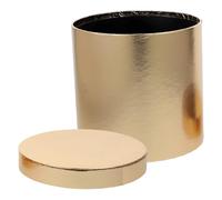 Healifty Boîte Ronde à Fleurs en Papier Doré Mini Coffret Bouquet Seau à Fleurs pour Mariage et Compositions Boîte D’Emballage Présent pour Saint-Valentin et Décorations Créatives