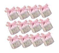 Healifty Boîtes à Dragées pour Mariage 20 Pcs, Coffrets Présents Octogonaux Rose Motif Carrousel Licorne, Boîtes de Bonbons Fête, Emballages Décoratifs pour Présents D’invités
