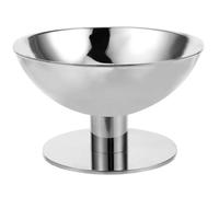 Healifty Bol à Dessert Acier Inoxydable Épais Coupe à Glace et Milk Shake Récipient Polyvalent pour Fruits et Pudding Usage Domestique et Professionnel