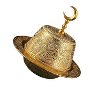 Healifty Bol à Dessert Style Moyen Orient avec Couvercle Bol de Rangement pour Fruits Secs et Snacks Accessoire de Cuisine Empilable et pour Intérieur et Extérieur