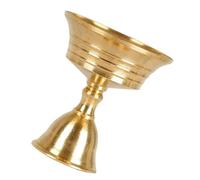 Healifty Bougeoir Décoratif pour Bougie Tealight Support Double Tête pour Lampe à Beurre Porte Bougie de Élégant et Accessoire de Décoration Paisible pour Chambre