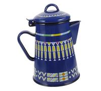 Healifty Bouilloire Émaillée Bleu Étoilé Résistante et Pratique pour Cuisine Maison Stockage Eau Infusion Thé et Huile Usage et Camping