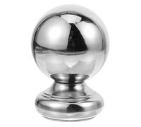 Healifty Boule de Main Courante en Acier Inoxydable 51mm Résistante Haute Température Design Creux Intégrée pour Ornement de Colonne de Rampe D'escalier Argenté Léger