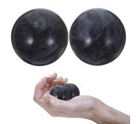 Healifty Boules De Jade De Massage Pour Main 2 Pièces 1.38 Pouce Ballon De Santé Qi Gong Anti Stress Outil D'Exercice Pour Relaxation Et Circulation Sanguine À Domicile