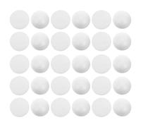 Healifty Boules Demi-sphériques en Polystyrène 5 Cm Blanches pour Loisirs Créatifs, Kit 70 Pièces, Décoration DIY Noël Thanksgiving, Fournitures de Bricolage Scolaire et Fêtes D’Hiver