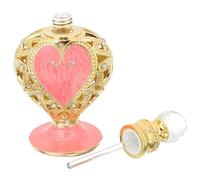 Healifty Bouteille Parfum Vide Forme de Cœur Rose Flacon Rechargeable pour Huiles Essentielles et Contenant Décoratif Moyen Orient Saint Valentin