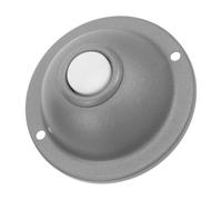 Healifty Bouton-poussoir Rond en Fer pour Sonnette Murale Filaire, Remplacement Solide Connexion Stable, pour Maison et Extérieur, Installation Facile