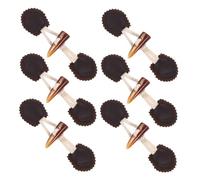 Healifty Boutons à Bascule en Corne et Cuir pour Manteaux et Pulls 6 Paires Fermetures à Coudre Boutons Longs pour Vêtements de Randonnée et Projets DIY Accessoires Couture Polyvalents