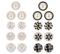 Healifty Boutons sans couture 20 pièces Boutons de manteau amovibles 1,8 cm Fermeture anti-ouverture pour manteaux et décorations de vêtements Bouton confortable pour chemises et robes