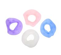 Healifty Bracelets de Lavage du Visage en Silicone Souple, 4 Paires Multicolores, Protège-Poignets Anti-Éclaboussures, Réutilisables pour Soin du Visage et Maquillage
