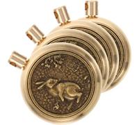 Healifty Breloques Lapin en Cuivre Massif 4 Pièces pour Bracelets et Bijoux, Couleur Bronze Ancien, Charmes Zodiaque Chinois, Accessoires Création Bijoux Artisanaux, Présent Fête des Mères