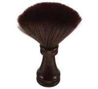Healifty Brosse Coiffeur à Manche Bois Robuste Poils Doux pour Épousseter Cheveux et Cou Outil Polyvalent pour Salons et Barbiers