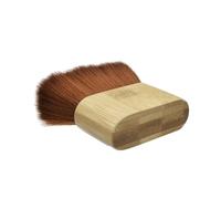 Healifty Brosse Coiffeur Bois Large Base Nylon Doux pour Nettoyage Cheveux Cassés Outil Coiffure Salon et Barbiers Manche Antidérapant Pratique pour Oreille et Nuque