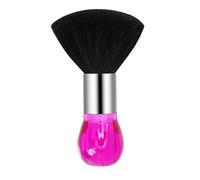 Healifty Brosse De Nettoyage Coiffante Rose Fuchsia à Poils Souples Pour Salon De Coiffure Professionnelle Après Coupe Cheveux Cassés Et Dépoussiérage Du Cou