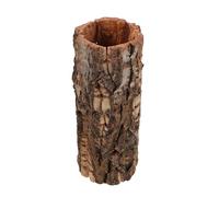 Healifty Cachette Naturelle pour Reptiles de Tronc D’Arbre, Abri Décoratif pour Terrarium Tropical, Diamètre 7,5 Cm Hauteur 20 Cm, Refuge Anti-Stress pour Geckos, Tortues et Lézards,
