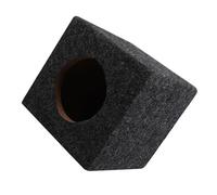 Healifty Caisson de Haut-Parleur en Bois 4 Pouces pour Voiture Caisson de Basses Compact Enceinte Acoustique Portable pour SUV Camion et Utv Isolation des Vibrations Optimisation