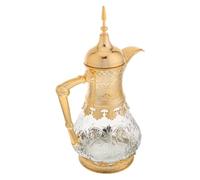 Healifty Carafe Verre Moyen Pot à Boisson Élégant avec Bec Verseur pour Eau Froide et Autres Boissons Accessoire Pratique pour Réunions et Campings