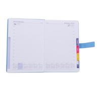 Healifty Carnet de Planification 2025 Agenda Quotidien Anglais Format A5 Bleu Ciel avec Listes de Tâches Intégrées pour Organisation Travail Étude et Gestion du Temps