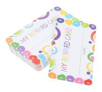 Healifty Cartes de Récompense Scolaires Perforées 150 Pièces 5X9 CM Outils Pédagogiques D’Encouragement pour Enseignants et Élèves Cartes de Motivation Pratiques et Illustrées